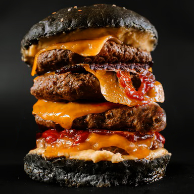 888 Бургер тройной - говядина (Black)