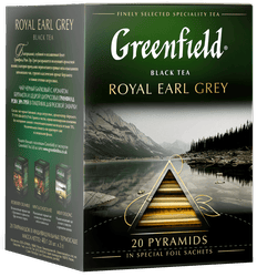 Чай Greenfield Royal Earl Grey листовой, 20 шт./уп.