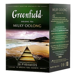 Чай Greenfield Milky Oolong листовой, чёрный, 20 шт./уп.