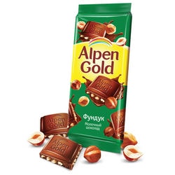 Плиточный шоколад Alpen Gold (Альбен Голд)