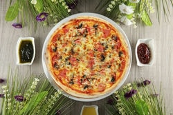 Пицца Prosciutto 400 г. Ресторан Turandot